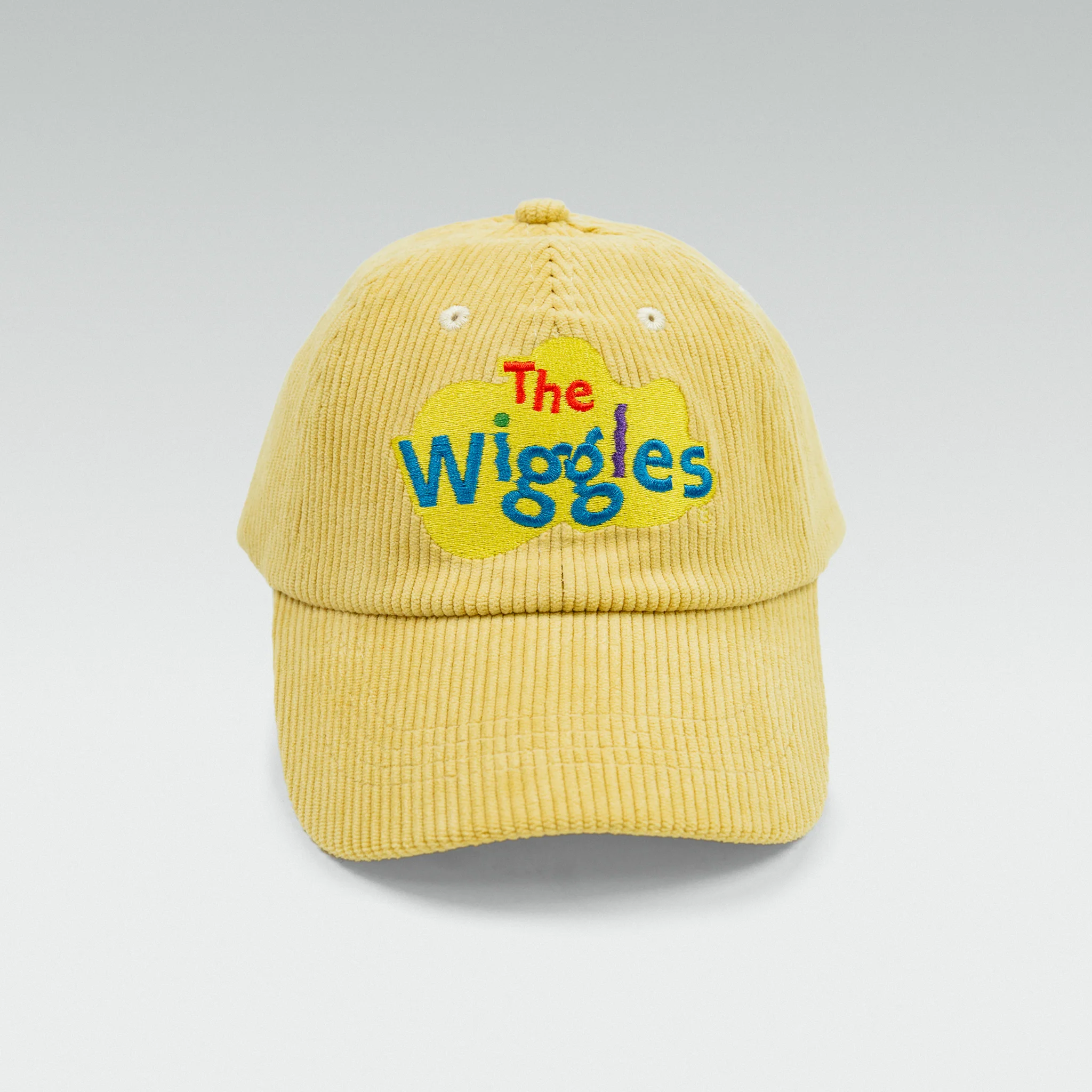 Yellow Childrens Corduroy Hat - Image 2